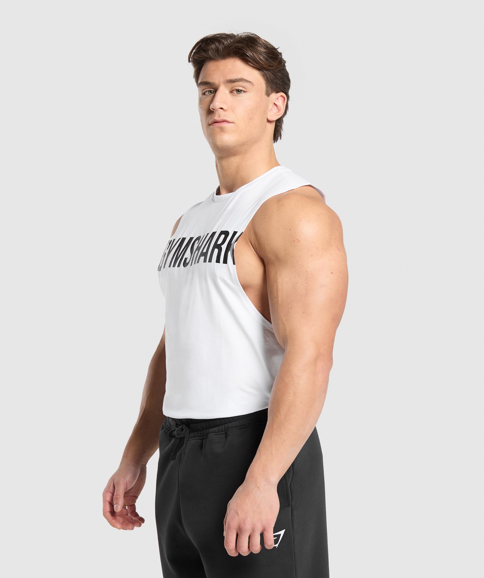 Prime Drop Arm Tank White