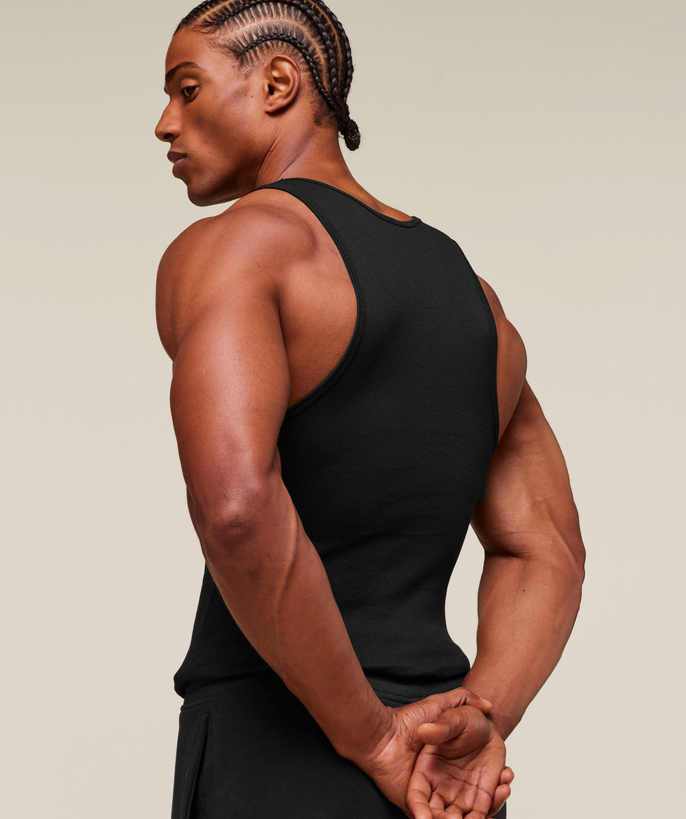 Ribbed Tank 3 Pack Black
