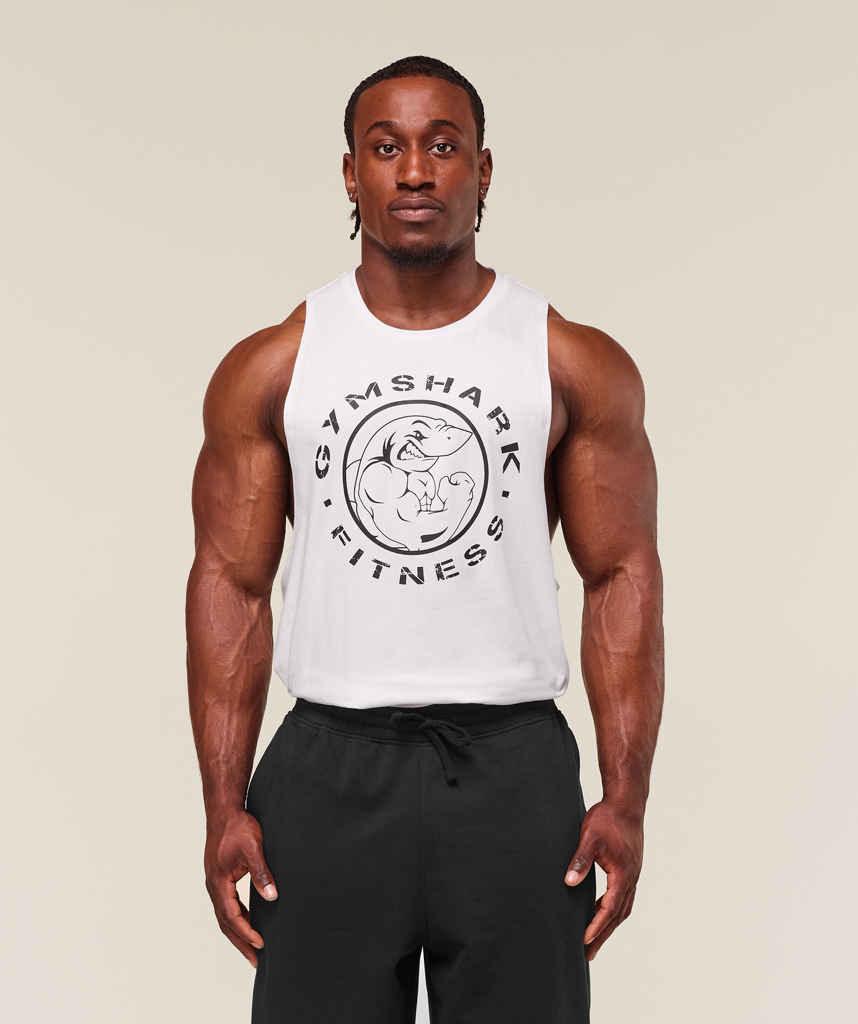 Legacy Drop Arm Tank White