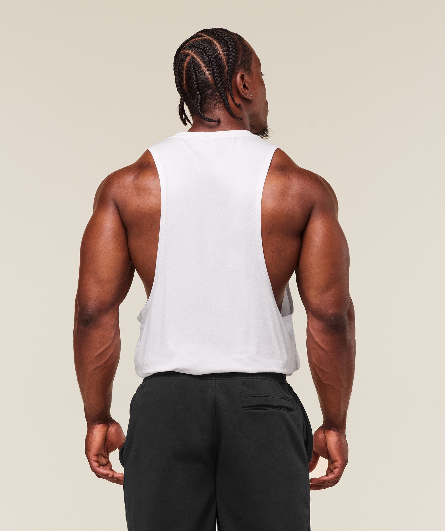 Legacy Drop Arm Tank White