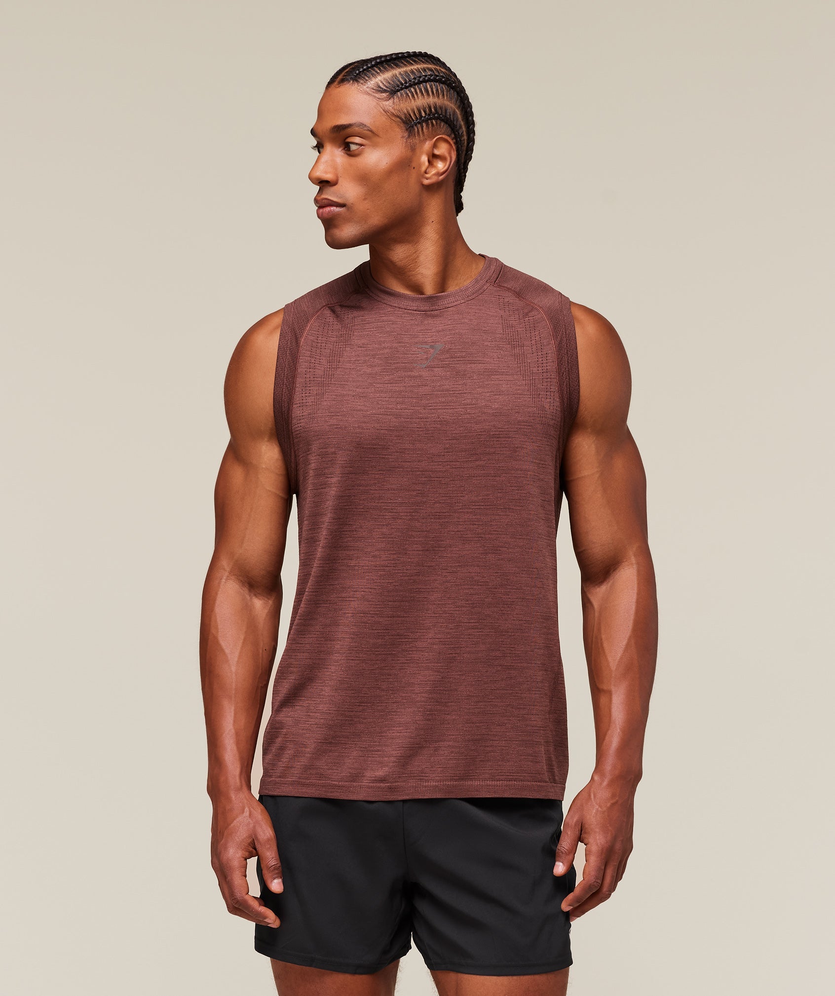 Versatile Seamless Tank Rust Brown/Depth Brown