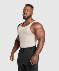 Ribbed Tank 3PK Denim Grey/Pebble Grey/Lifestyle Brown