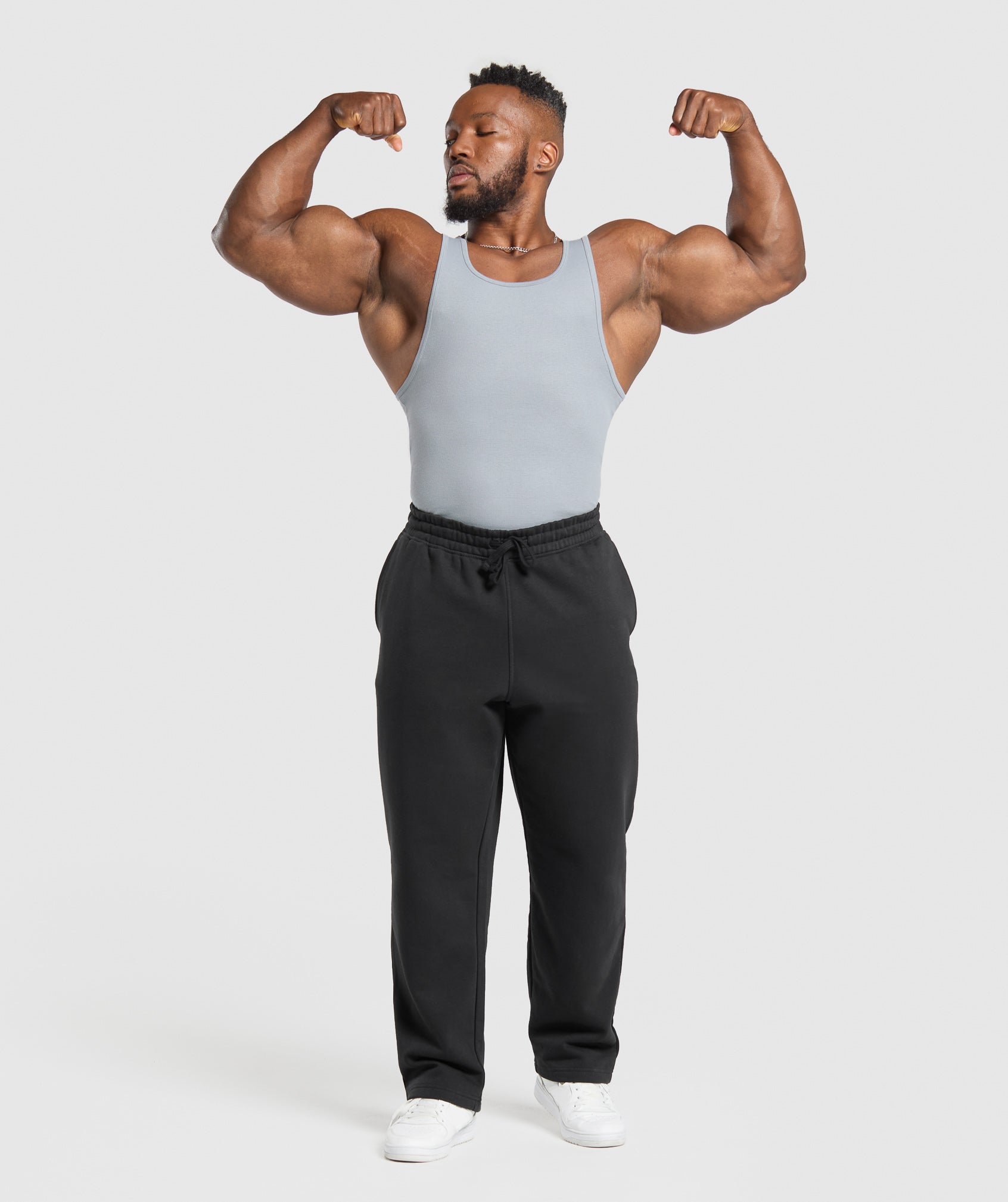 Ribbed Tank 3PK Denim Grey/Pebble Grey/Lifestyle Brown