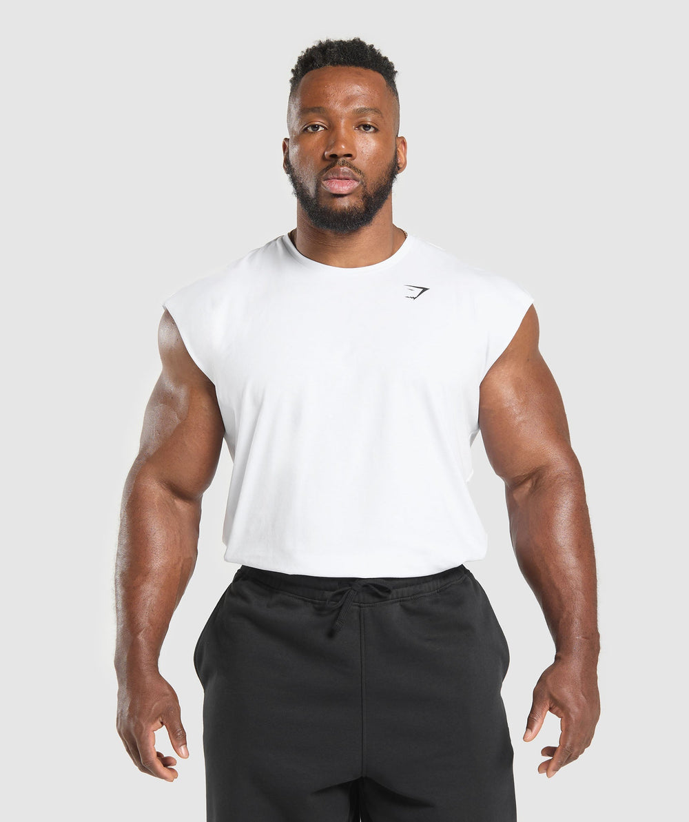 Critical Cut Off Tank White