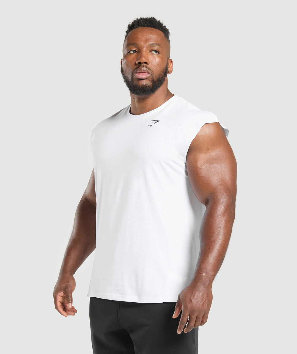Critical Cut Off Tank White