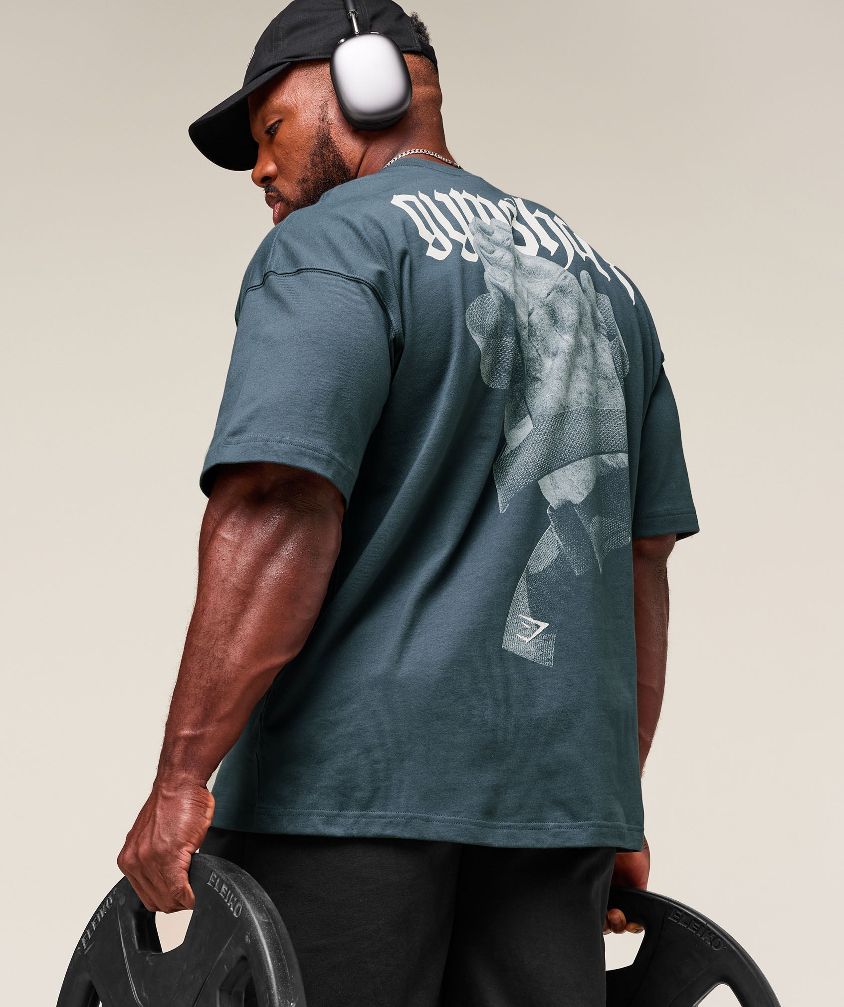 Prayer Hands T-Shirt Titanium Blue