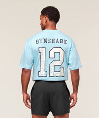 Collegiate Graphic T-shirt Athletic Light Blue