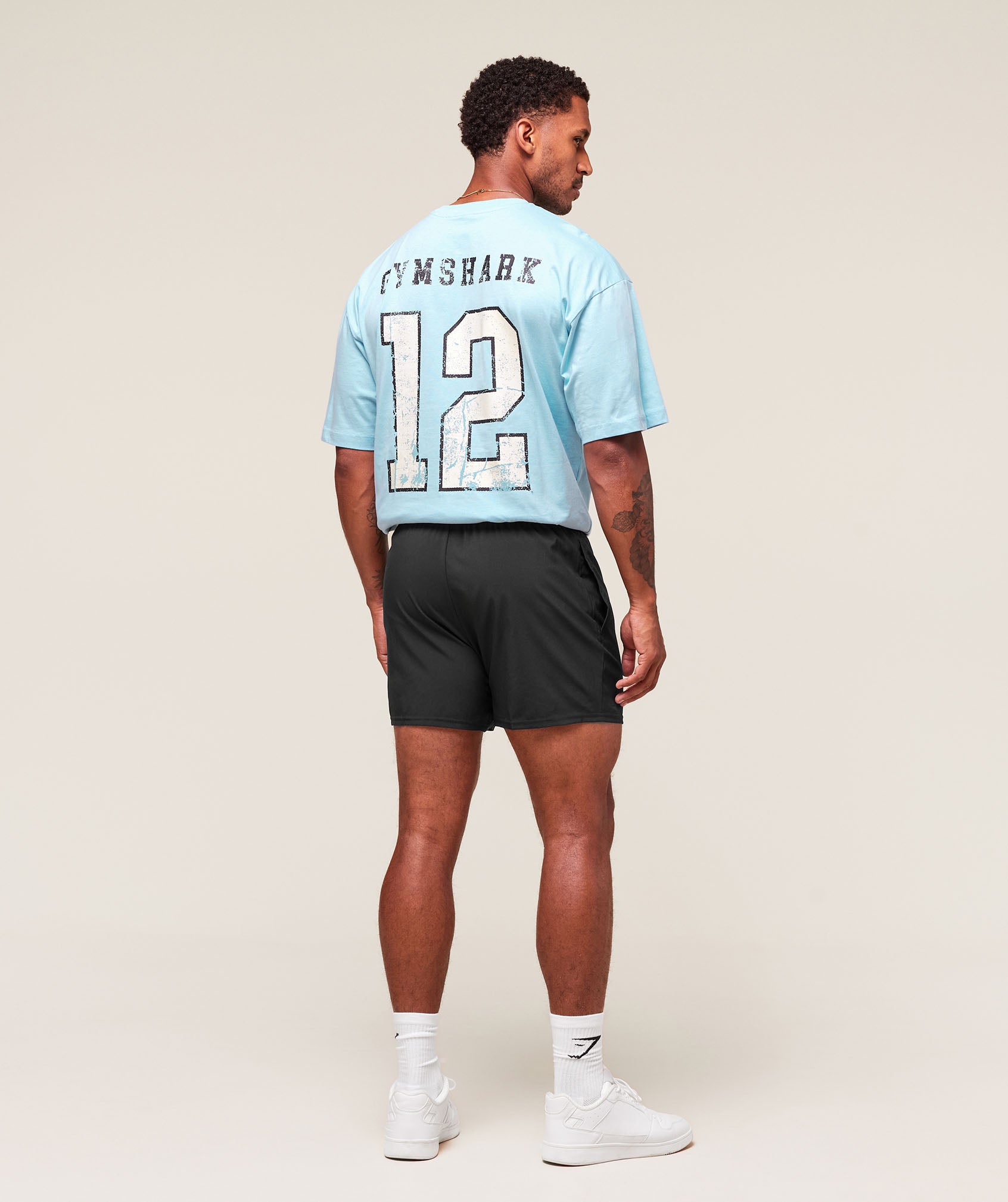 Collegiate Graphic T-shirt Athletic Light Blue