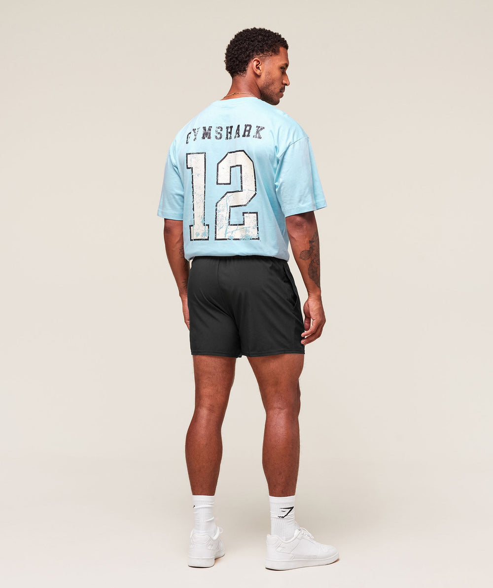 Collegiate Graphic T-shirt Athletic Light Blue