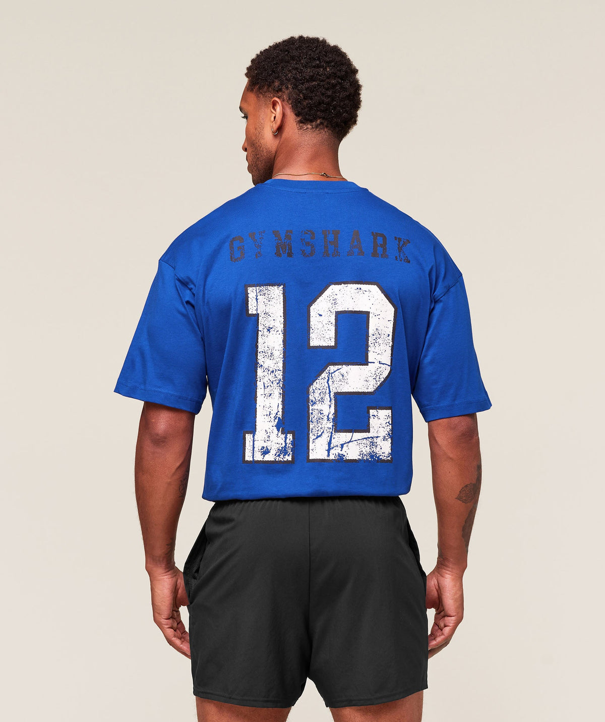 Collegiate Graphic T-shirt Athletic Blue