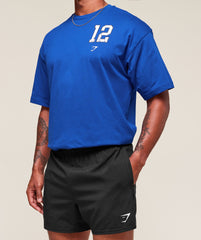 Collegiate Graphic T-shirt Athletic Blue