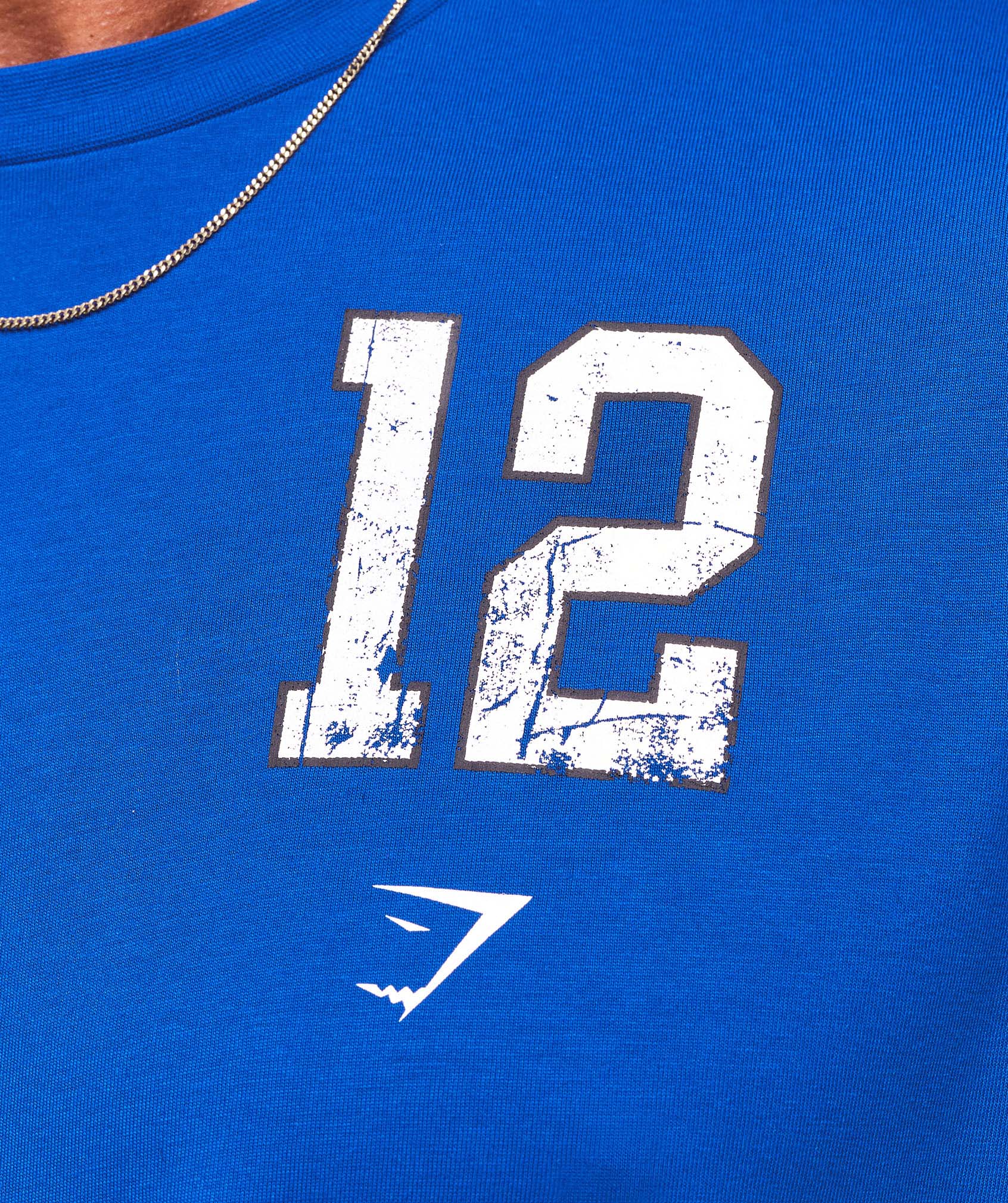 Collegiate Graphic T-shirt Athletic Blue
