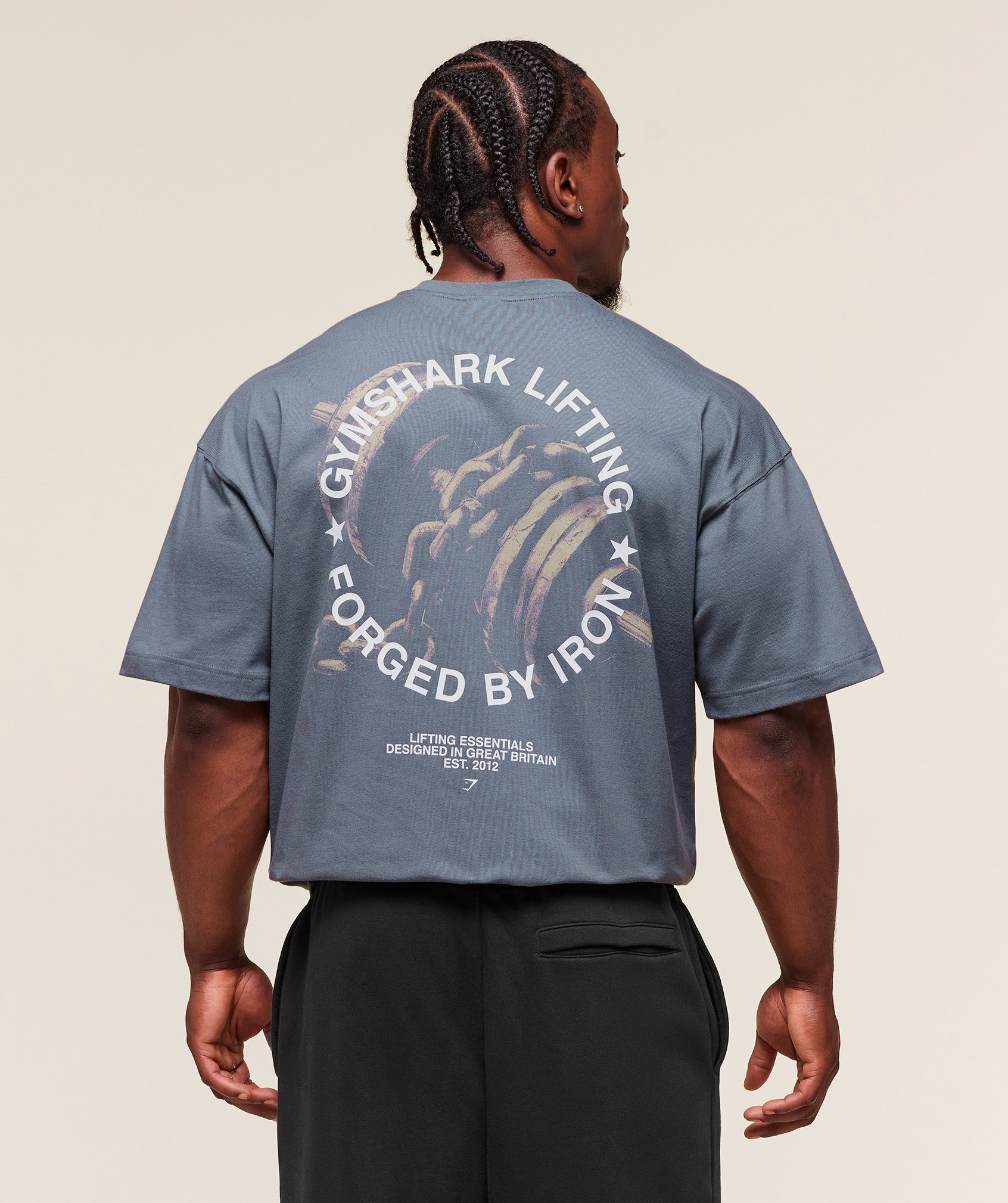 Forged By Iron T-Shirt Iron Blue