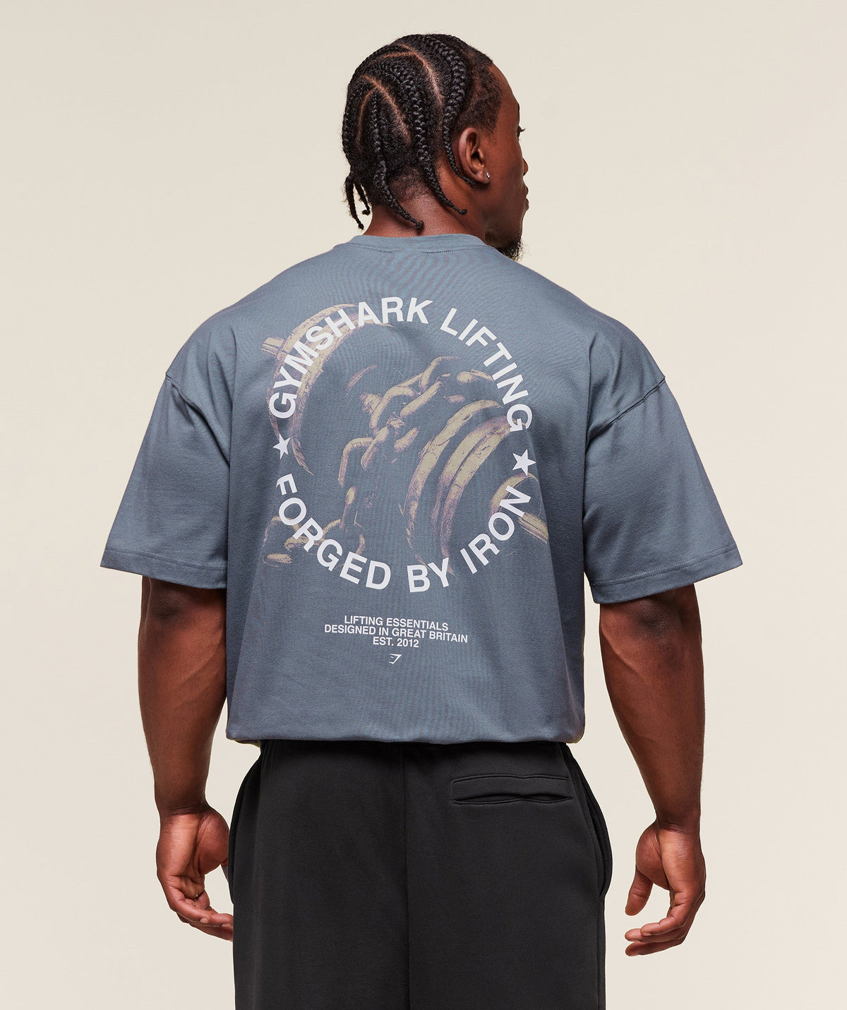 Forged By Iron T-Shirt Iron Blue