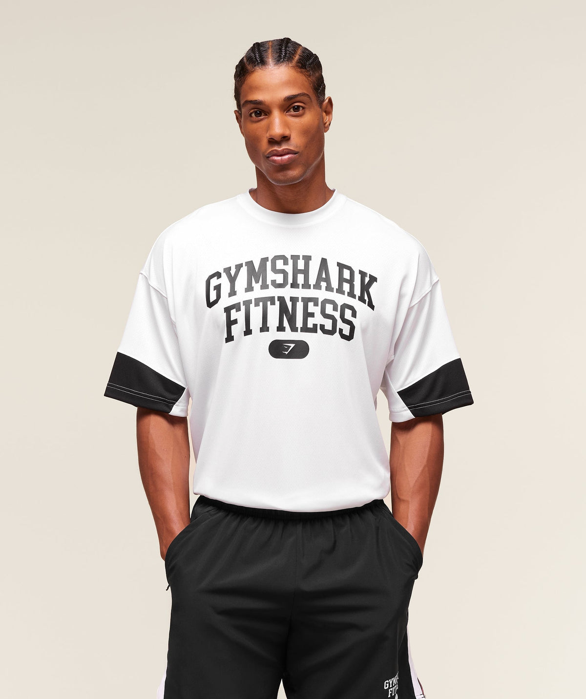 Varsity Oversized T-Shirt White