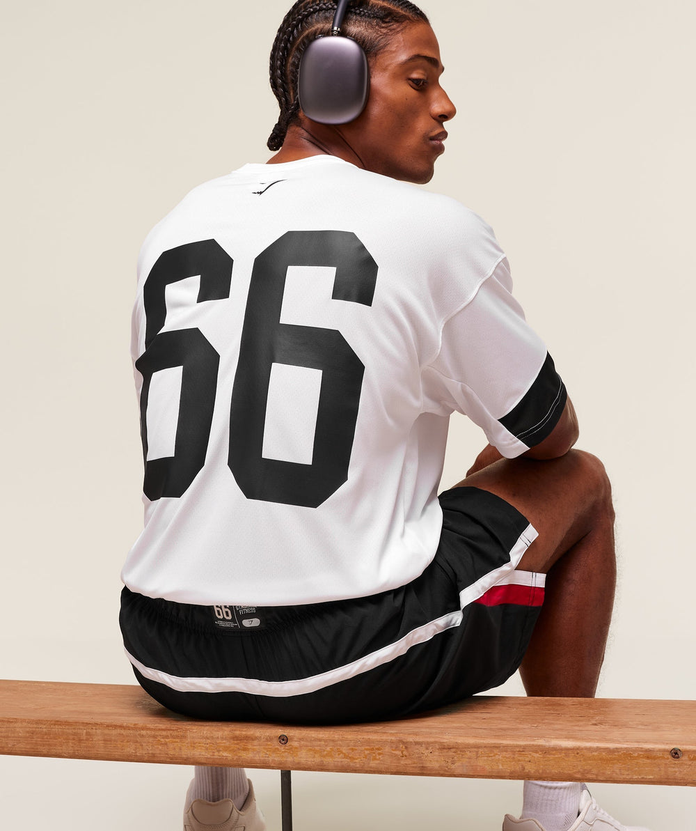 Varsity Oversized T-Shirt White