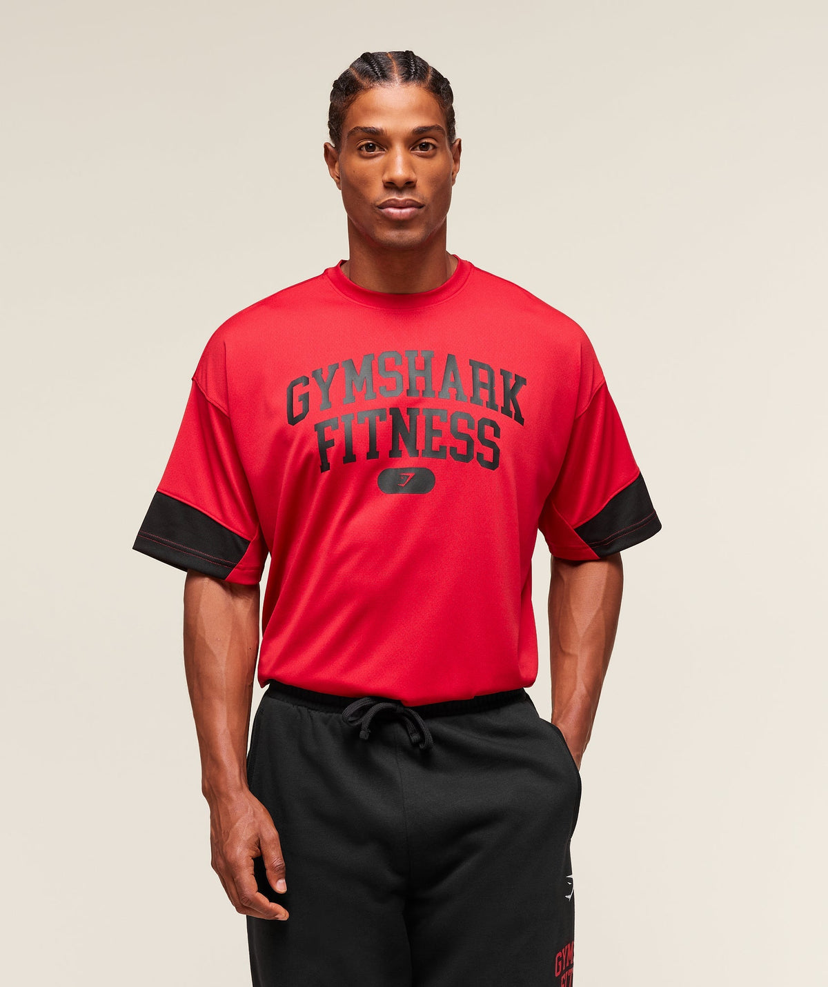 Varsity Oversized T-Shirt Conditioning Red