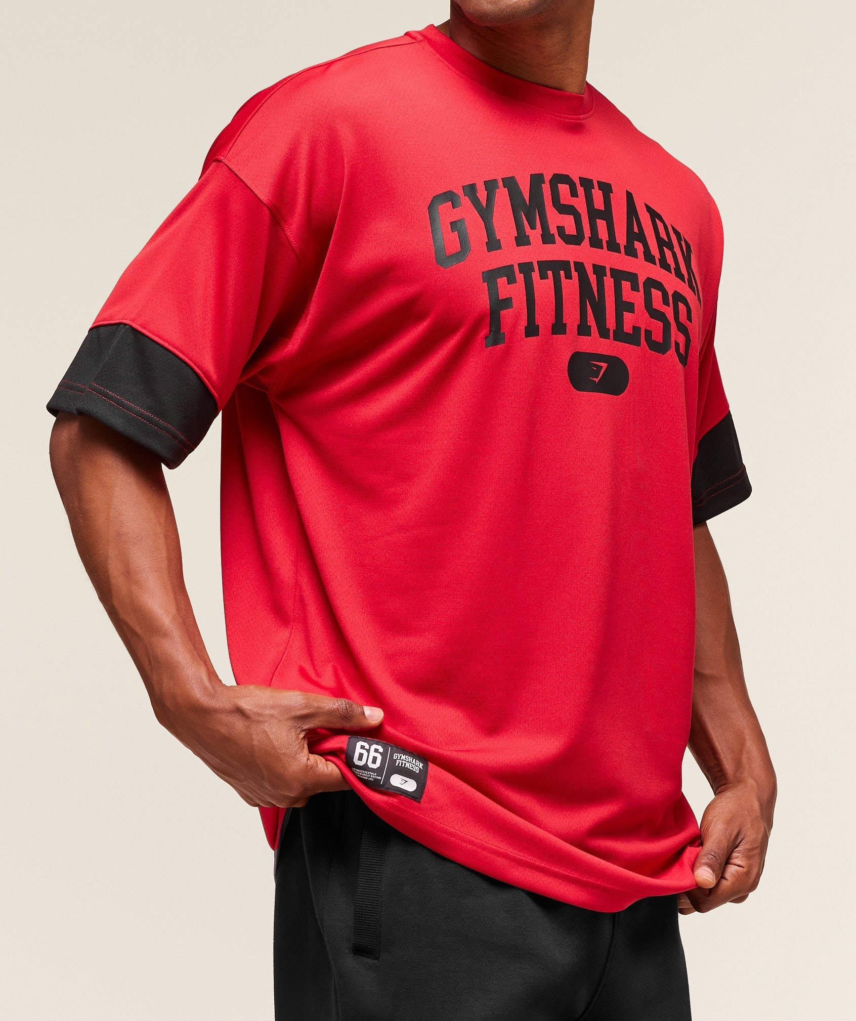 Varsity Oversized T-Shirt Conditioning Red