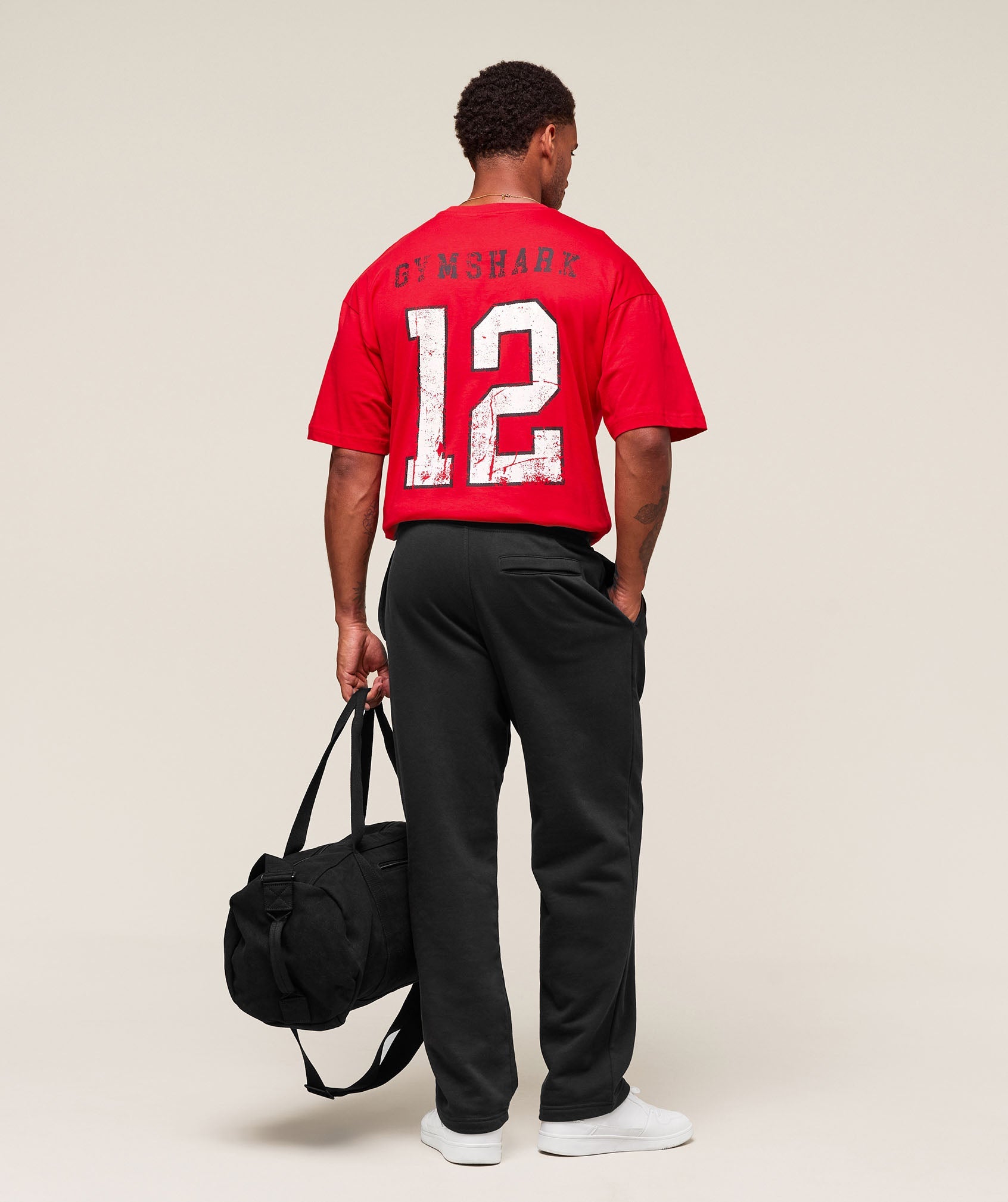 Collegiate Graphic T-shirt Athletic Red