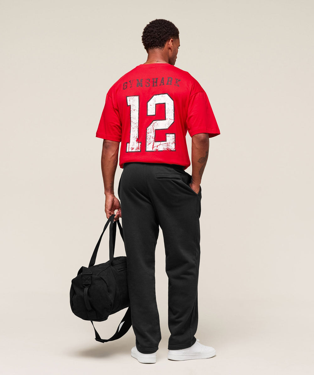 Collegiate Graphic T-shirt Athletic Red