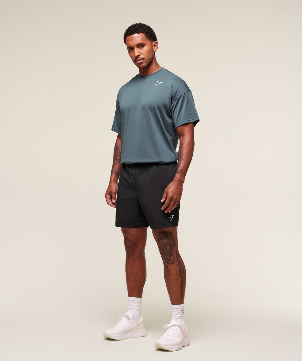 Oversized Performance T-Shirt Titanium Blue
