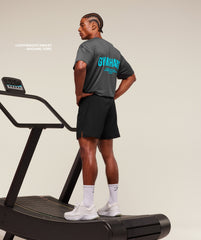 Conditioning Club Oversized T-Shirt Onyx Grey/Brand Blue