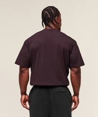 Essential Oversized T-Shirt Plum Brown