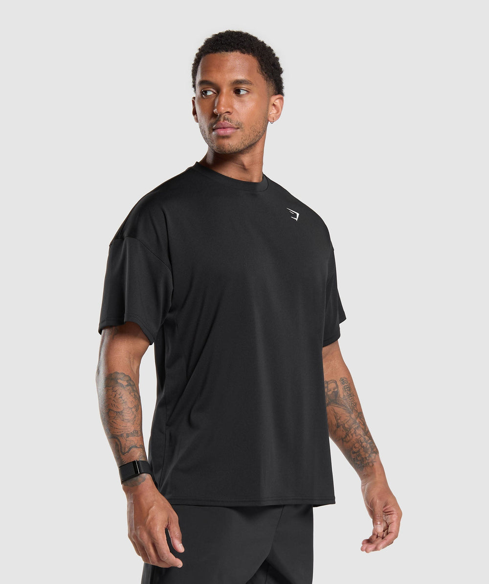 Oversized Performance T-Shirt Black