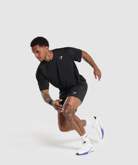 Oversized Performance T-Shirt Black
