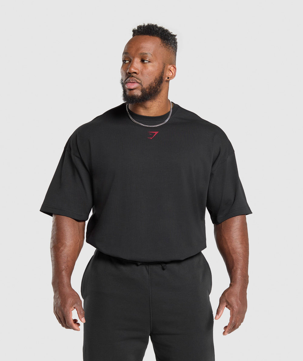 Lifting Club T-Shirt Black/Conditioning Red