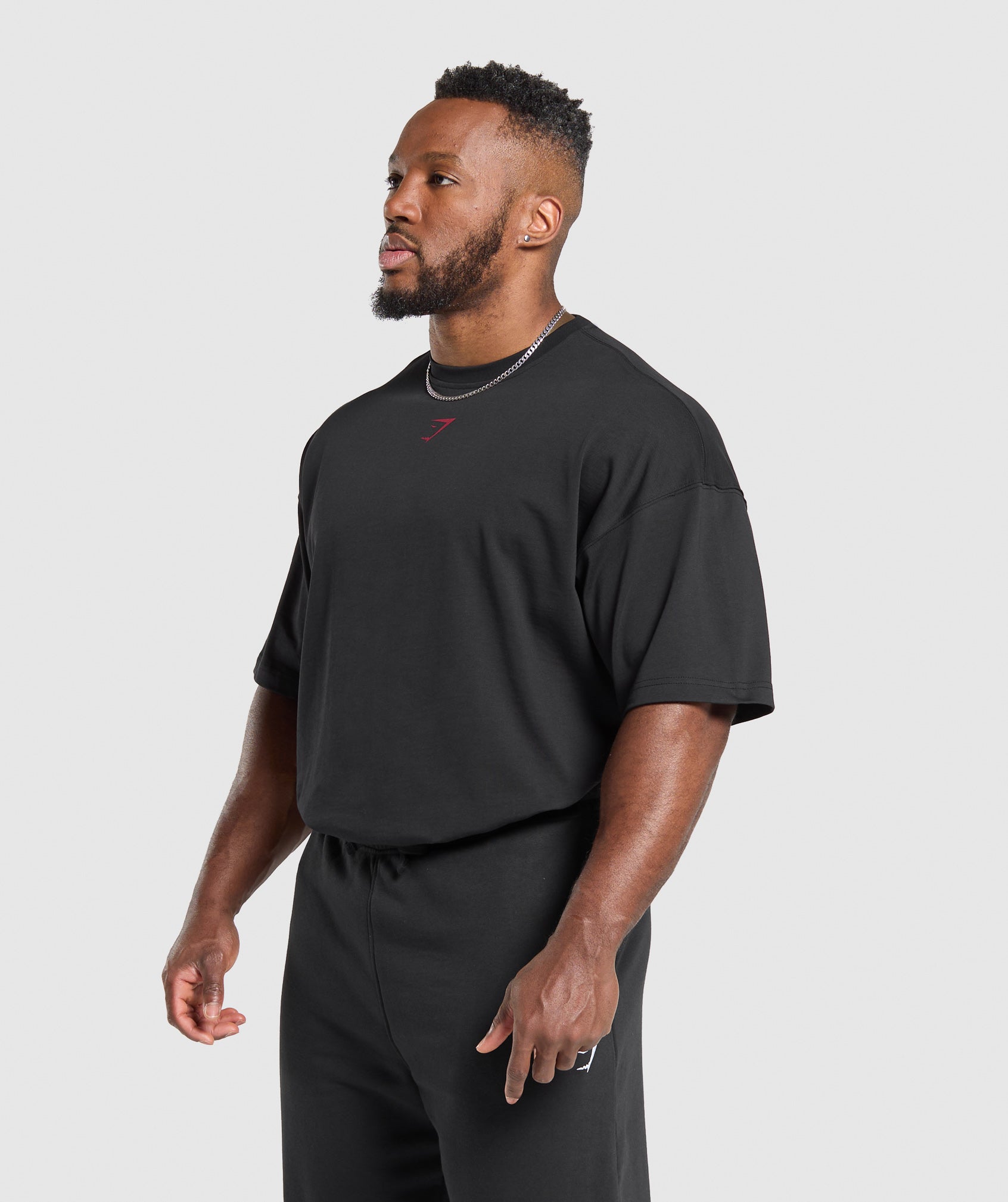 Lifting Club T-Shirt Black/Conditioning Red