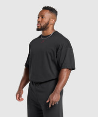 Lifting Club T-Shirt Black/Conditioning Red
