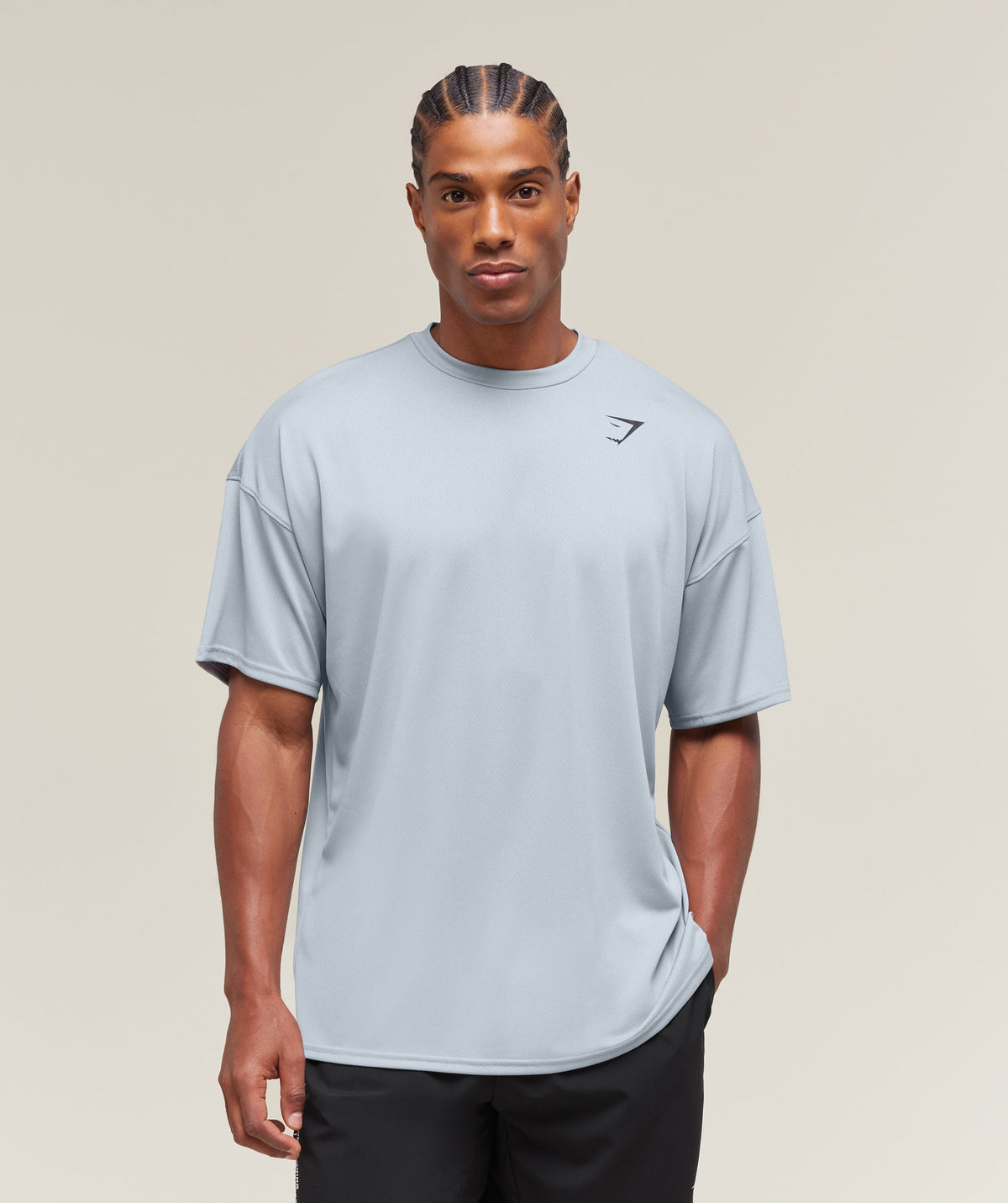 Oversized Performance T-Shirt Metal Purple
