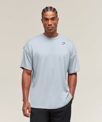 Oversized Performance T-Shirt Metal Purple