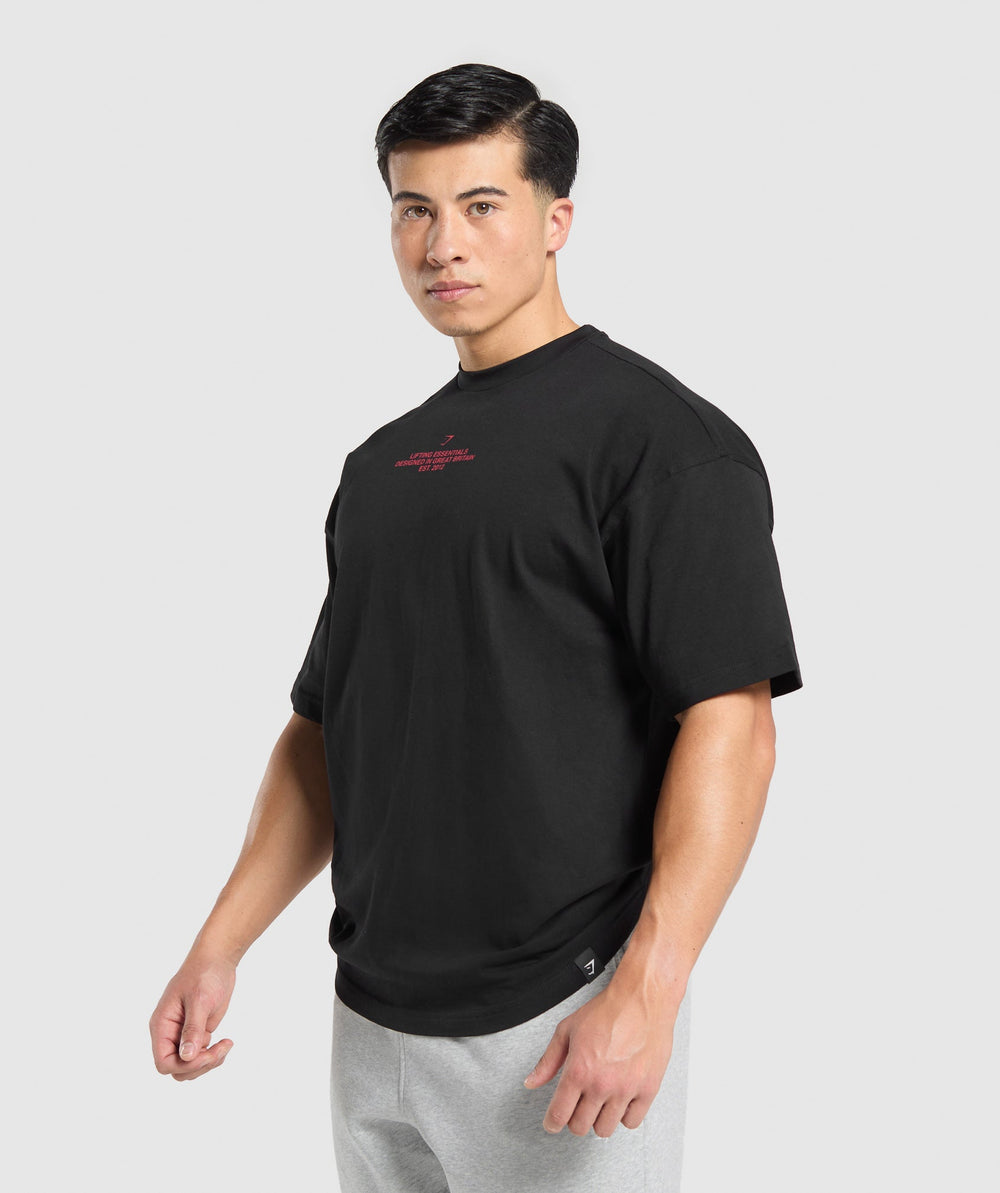 Lifting Club Graphic T-Shirt Black