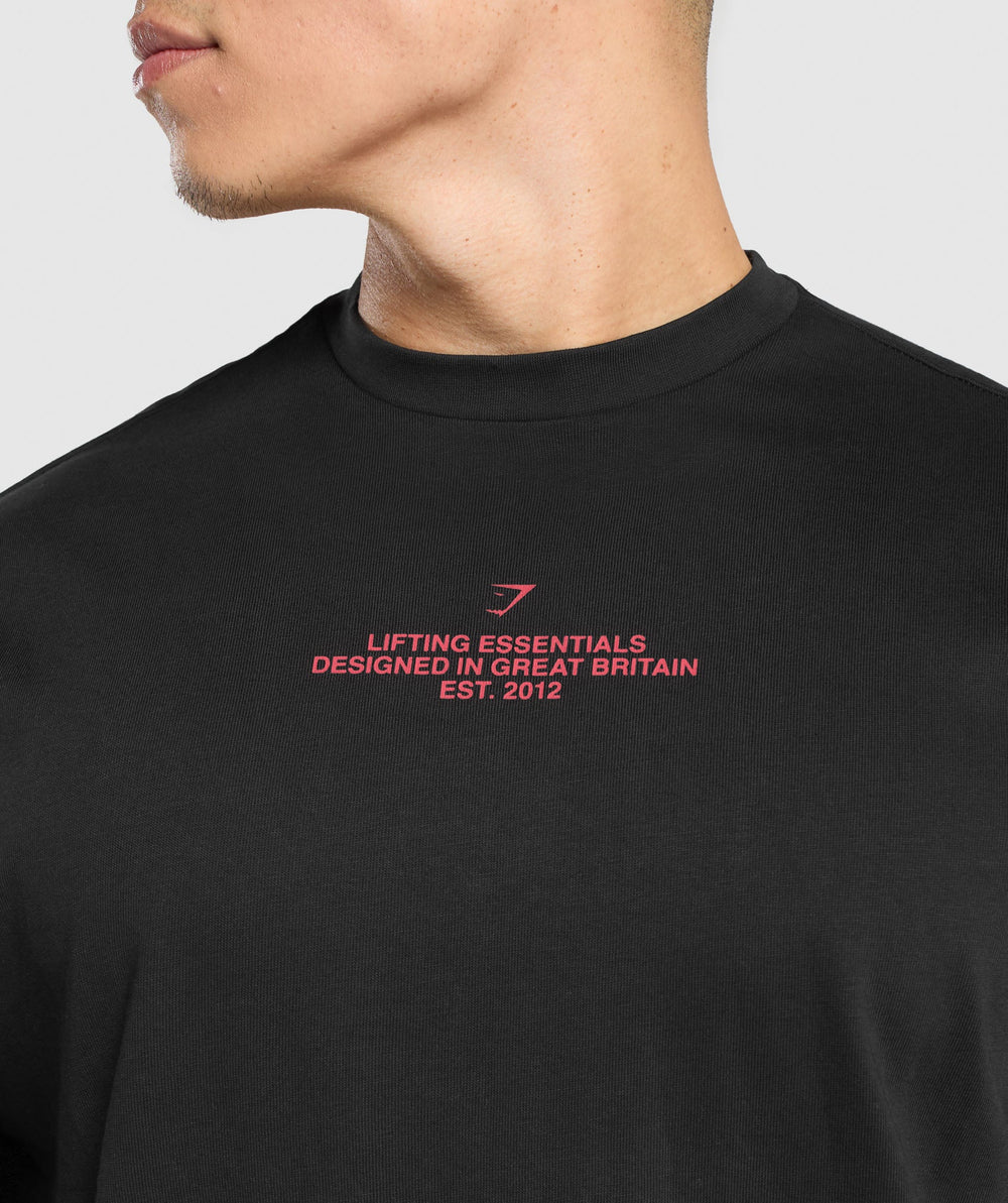 Lifting Club Graphic T-Shirt Black