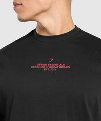 Lifting Club Graphic T-Shirt Black