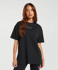 Block Oversized T-Shirt Black