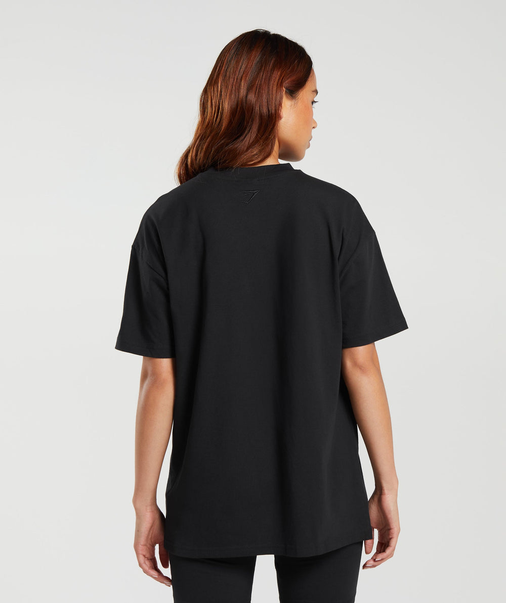 Block Oversized T-Shirt Black