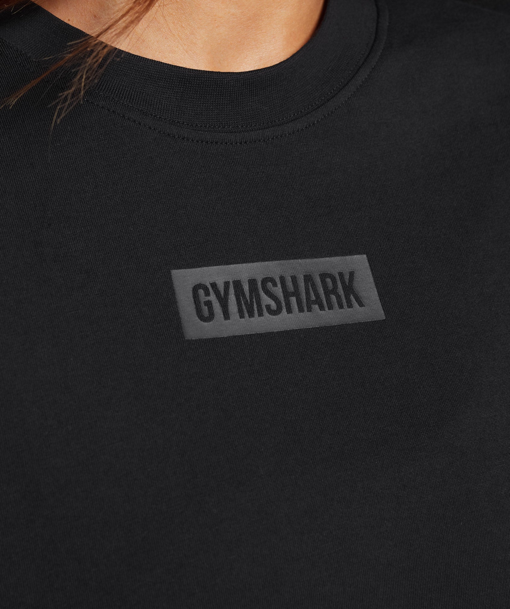Block Oversized T-Shirt Black