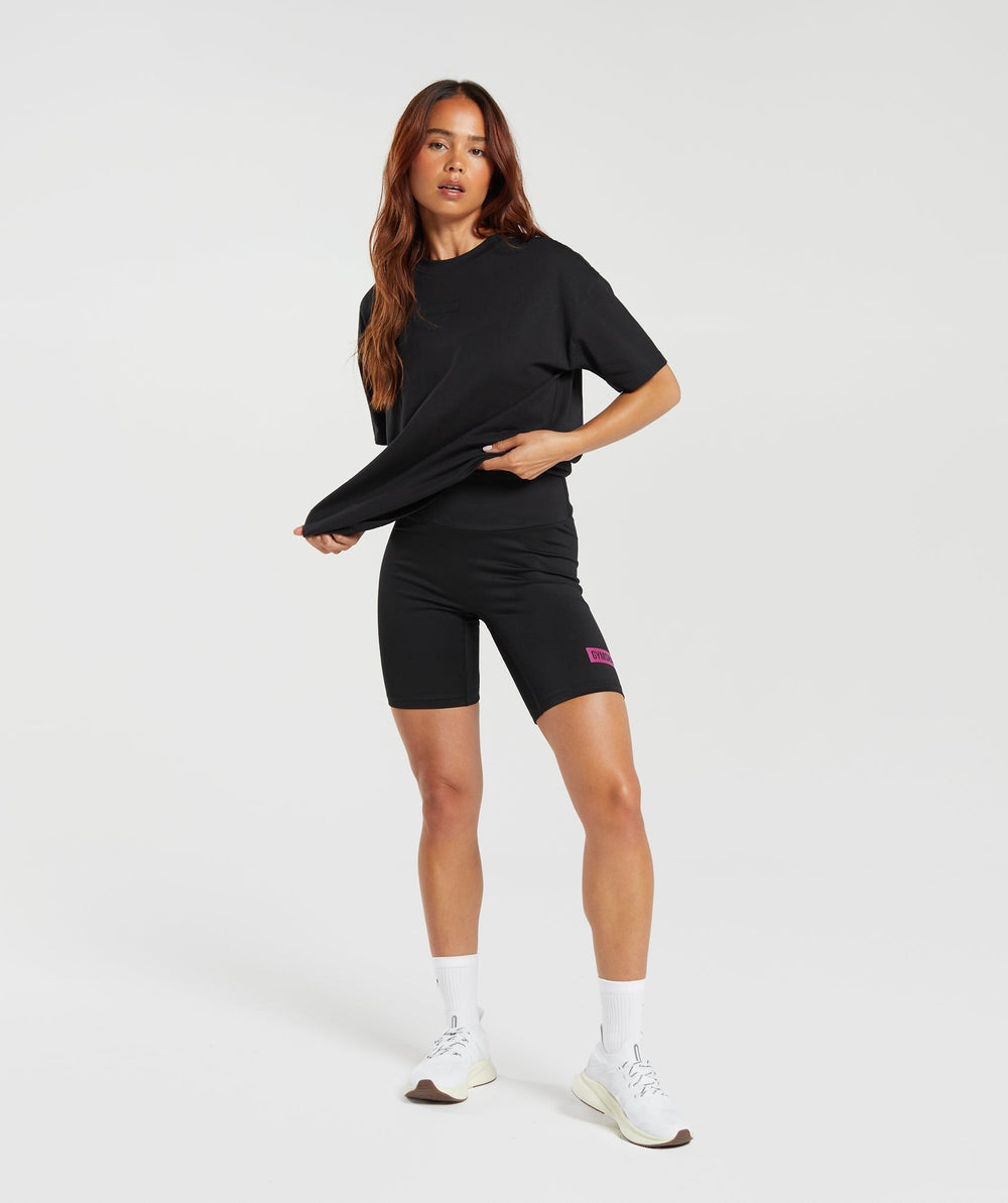 Block Oversized T-Shirt Black