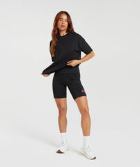 Block Oversized T-Shirt Black