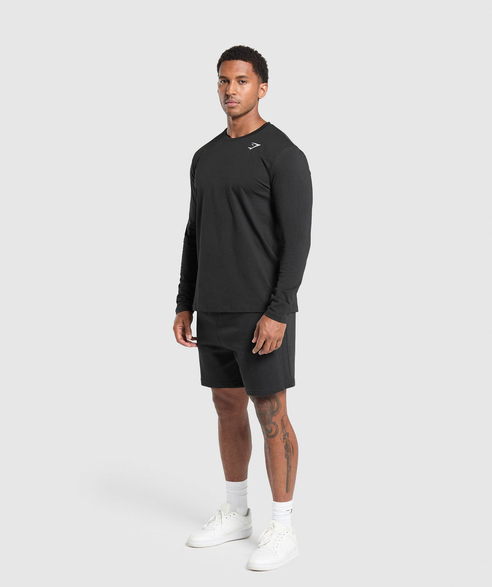 Crest Long Sleeve T-Shirt Black