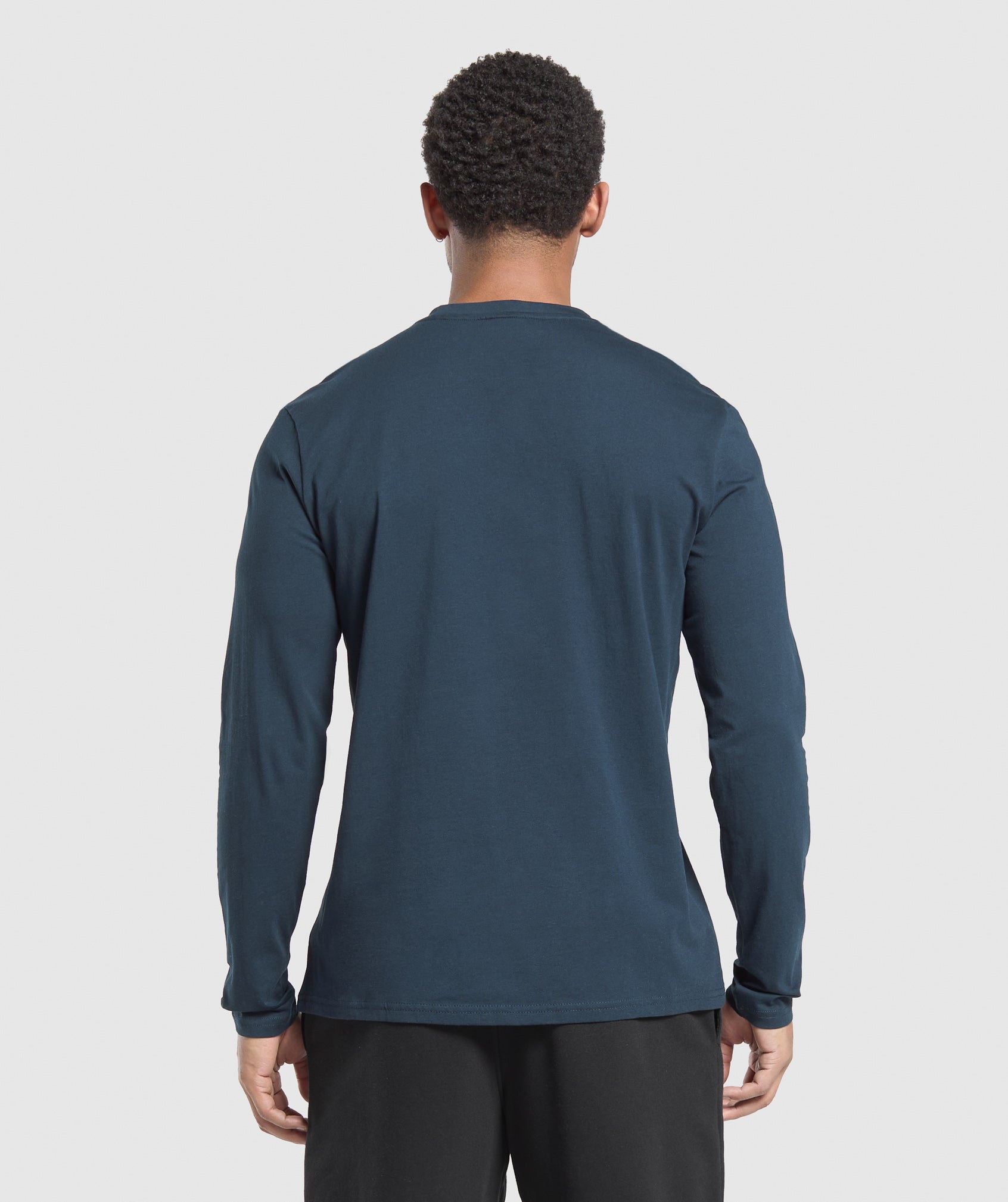 Crest Long Sleeve T-Shirt Navy