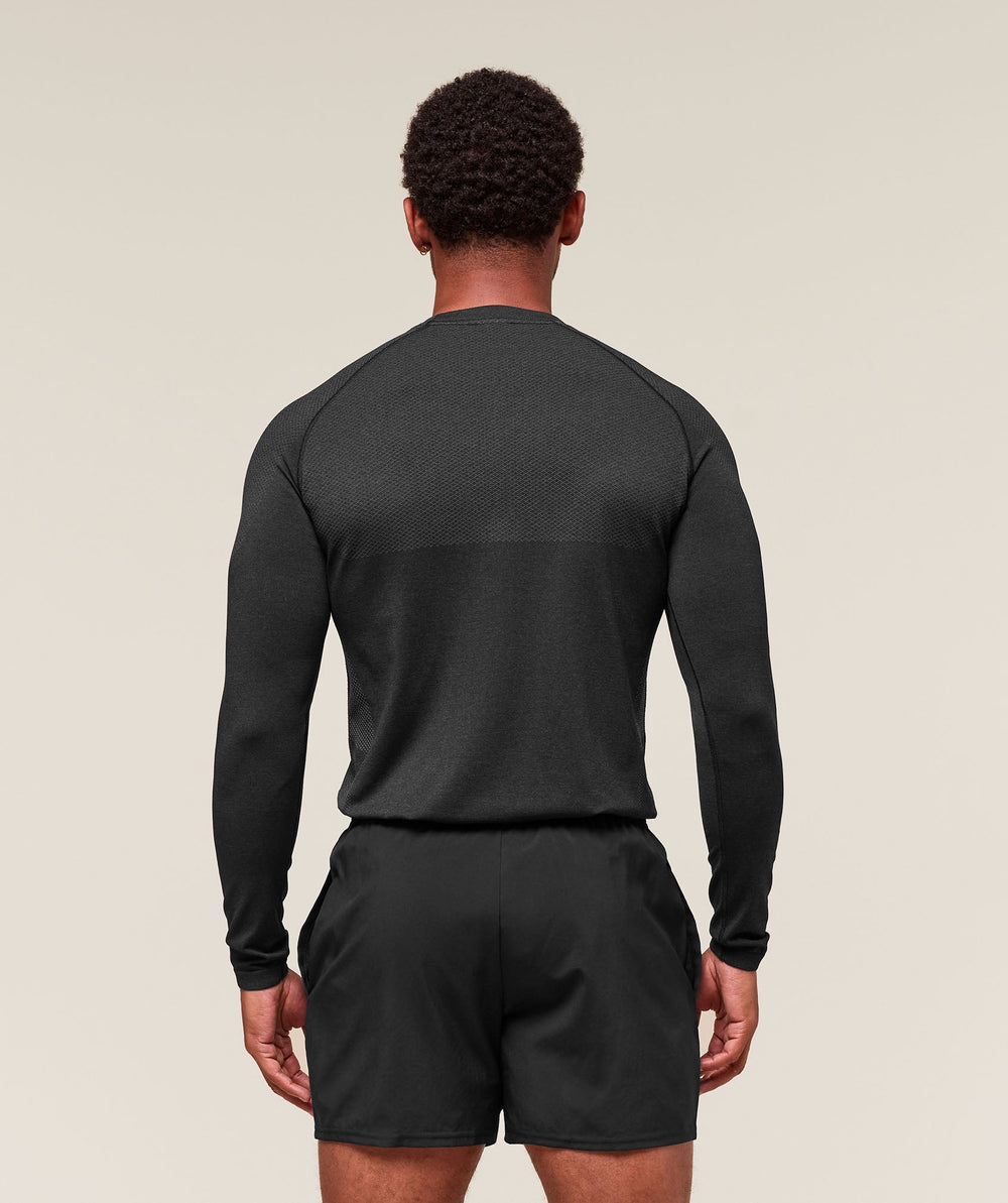 Vital Long Sleeve T-Shirt Black/Silhouette Grey
