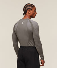 Shadow Seamless Long Sleeve T-Shirt Meteor Grey