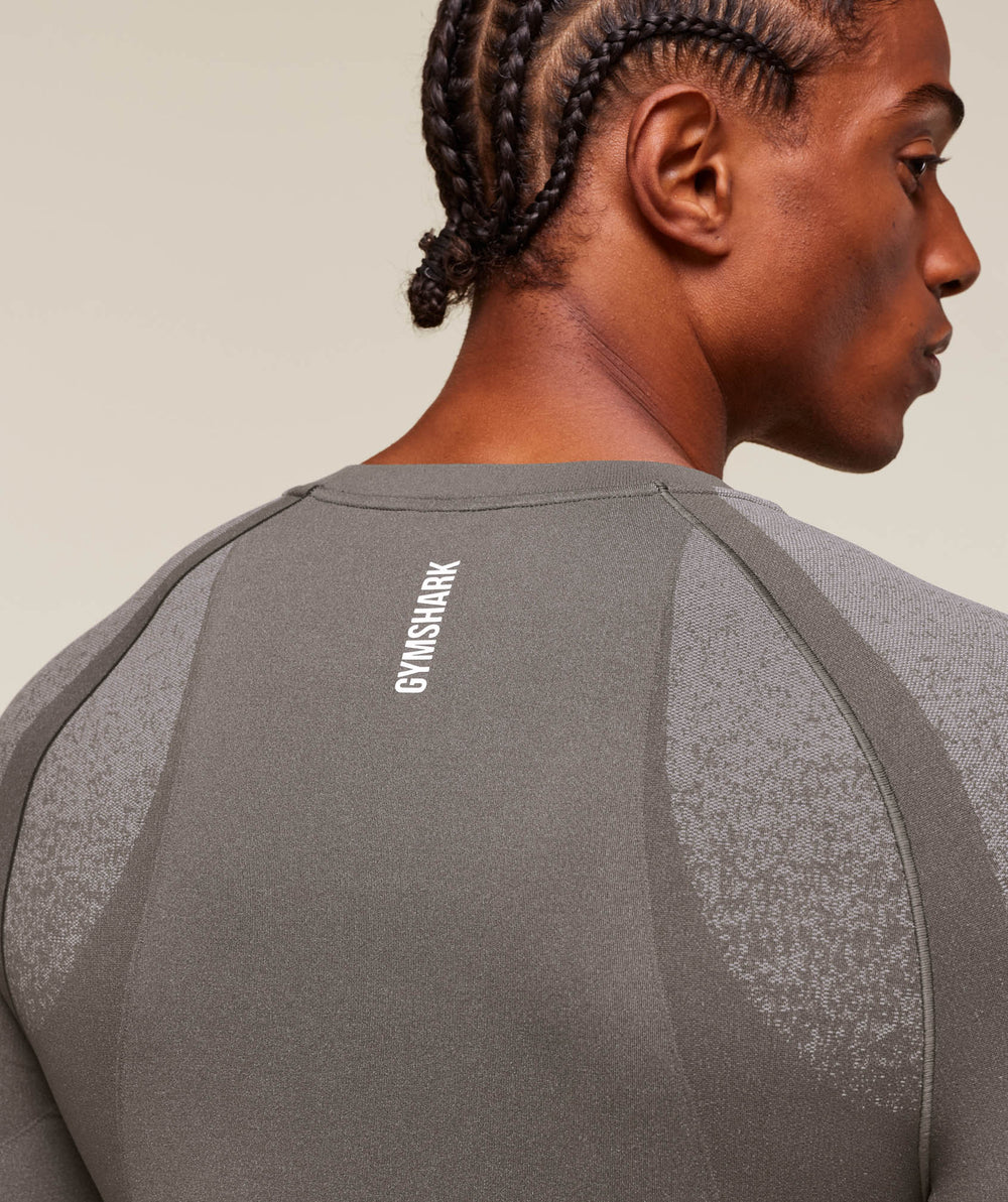 Shadow Seamless Long Sleeve T-Shirt Meteor Grey