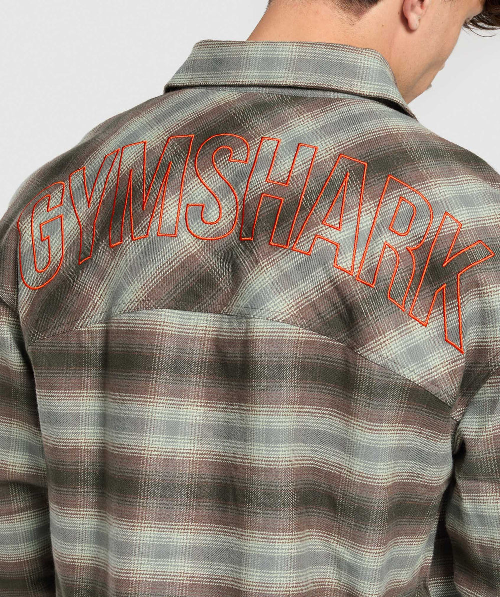 Flannel Shirt Strength Green