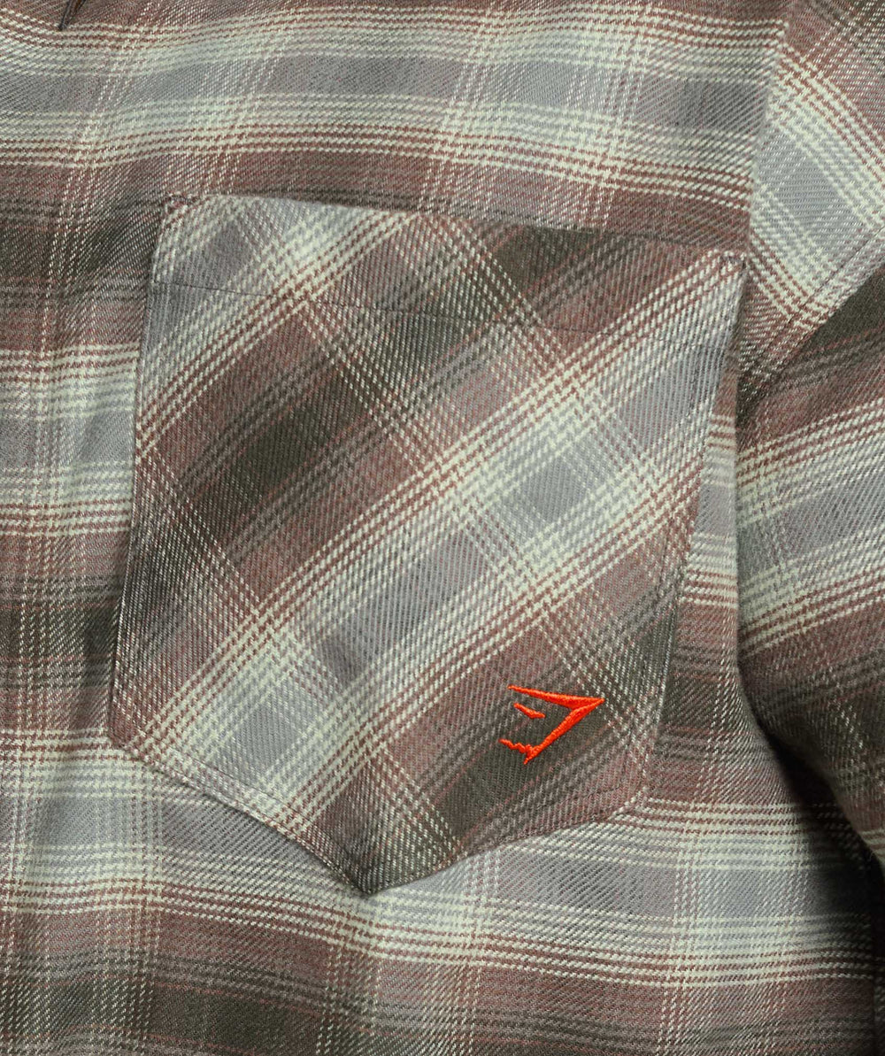 Flannel Shirt Strength Green