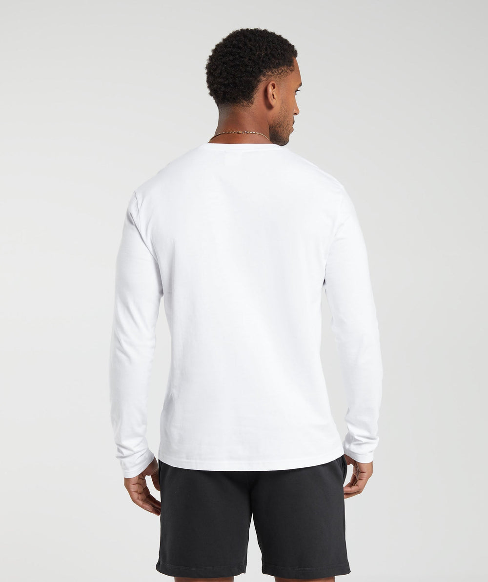Crest Long Sleeve T-Shirt White